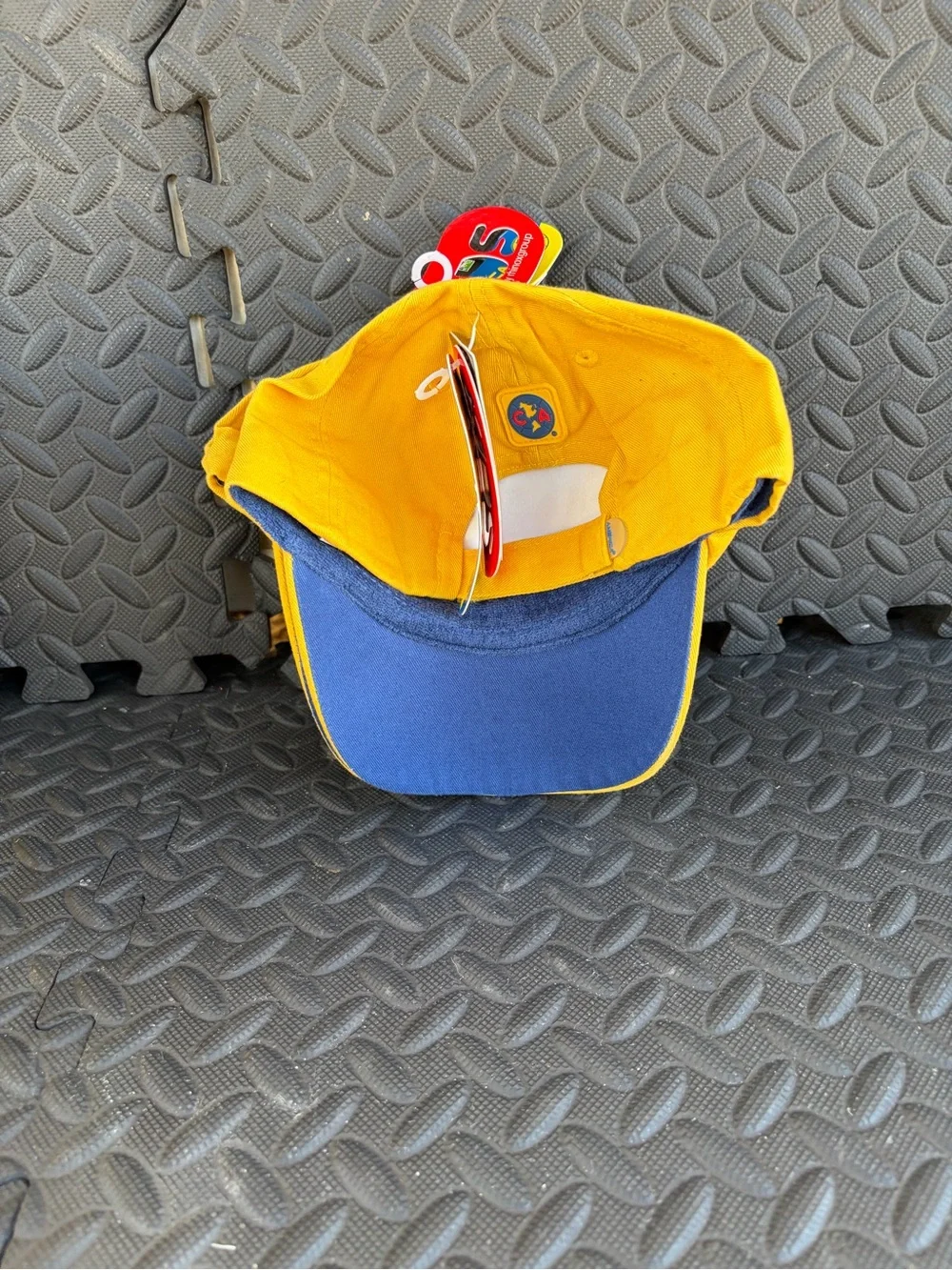 América  Aguilas Yellow Cotton Baseball Cap with Team Crest Unixes